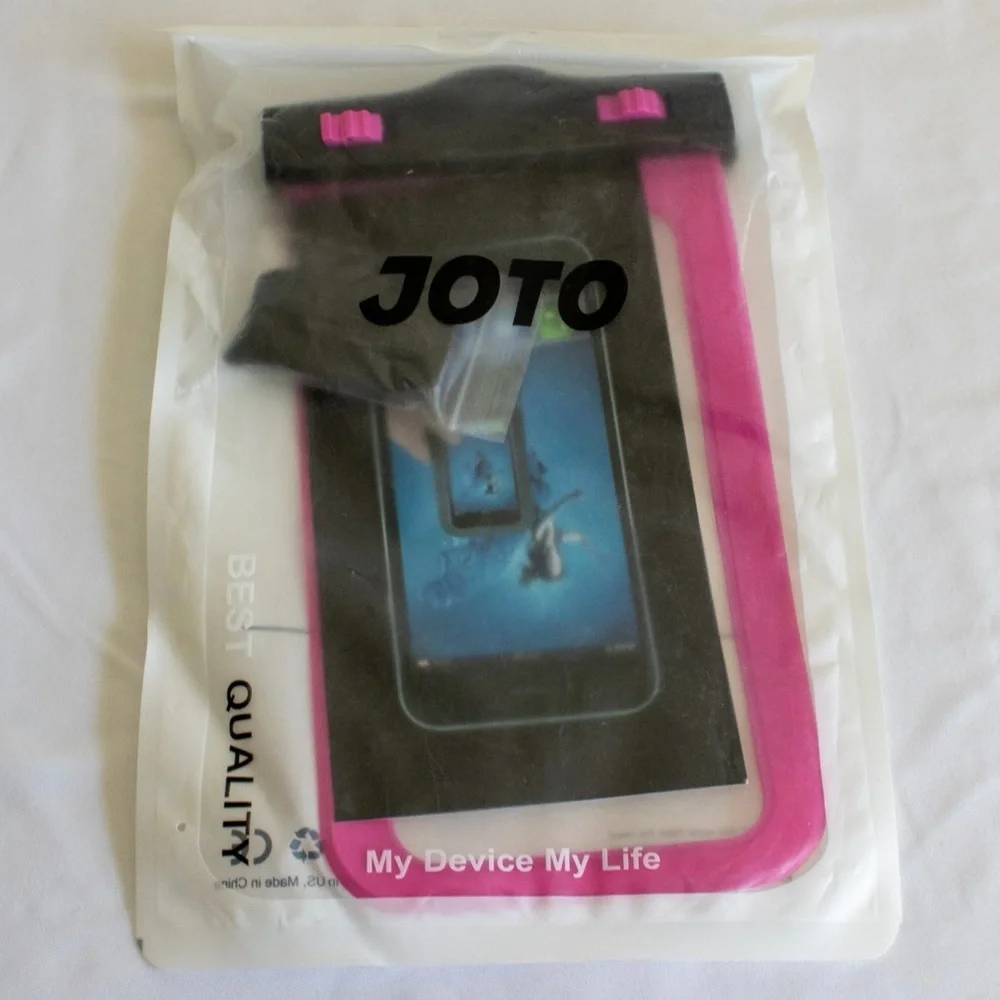 JOTO Pink Waterproof Phone Case